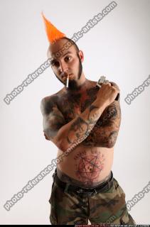 Edgar Revolver Pose With Cigarette